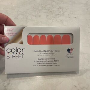 Color Street Nail Strips- Caribbean Coral